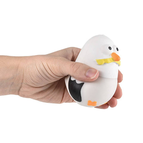 3.5" Squish And Stretch Seagull - LLB Toys
