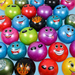 60 PC 18" KNOBBY BALL MIX LLB kids toys