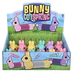 Easter Bunny Fidget Spring 4.7" Toy 12ct - LLB Toys