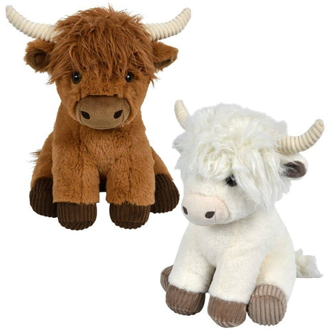 11.5" Highland Cow Plush - LLB Toys