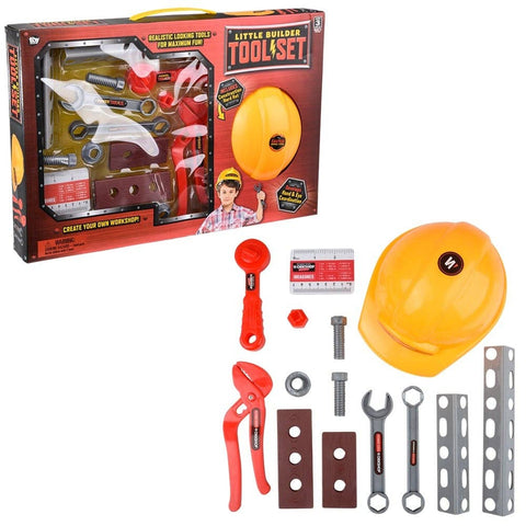 15PC DELUXE MECHANIC TOOL SET LLB kids toys