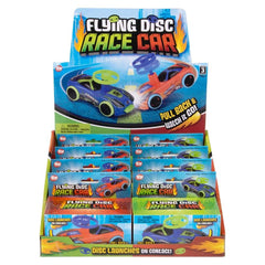 4" Flying Disc Race Car 8ct - LLB Toys