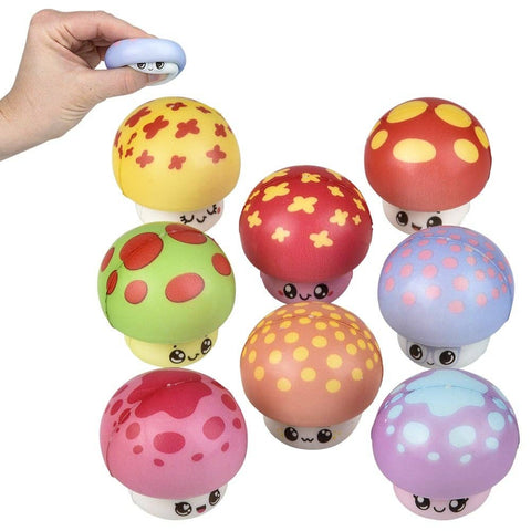 2" MICRO SQUISH MUSHROOM ASSORTMENT LLB Squishy Toys