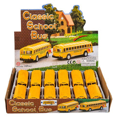 5" School Bus Die-Cast   - LLB Toys