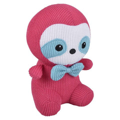 8" Quilted Bow Tie Kiddie Animals 4ct- LLB Toys