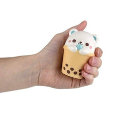 Squish Bubble Tea Animal 3.25" LLB Squishy Toys