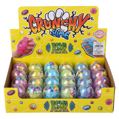 2.4" Crunchy Clay Slime Egg 24ct - LLB Toys