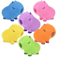 4" Capybara Colorful Puffer 12ct - LLB Toys