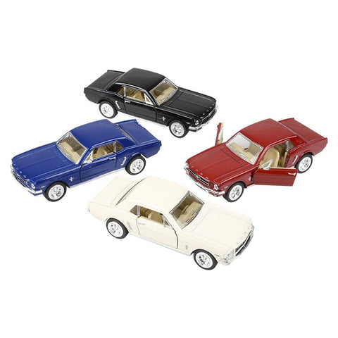 5" DIE-CAST PULL BACK 1964 FORD MUSTANG LLB Car Toys