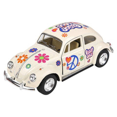 5" DIE-CAST FLOWER POWER VW BEETLE LLB Car Toys