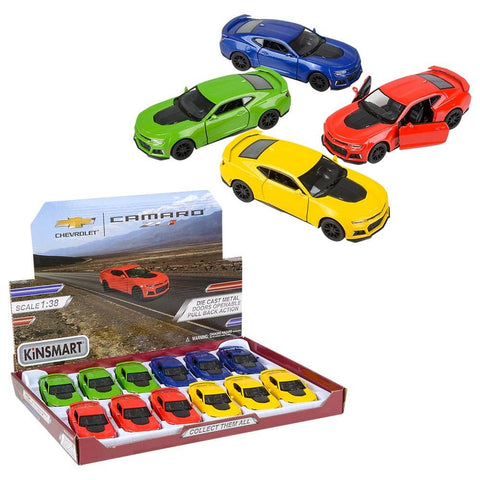 5" DIE-CAST PULL BACK 2017 CAMARO ZL1 LLB Car Toys