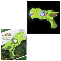 11.5" SUPER SPINNER T-REX BLASTER LLB kids toys