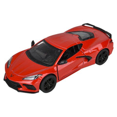 5" Diecast Pull Back 2021 Corvette LLB kids toys