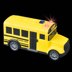 8" Friction Bus With Lights And Sound - LLB Toys