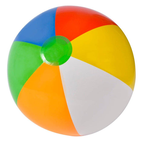 20" MULTICOLORED BEACH BALL LLB kids toys