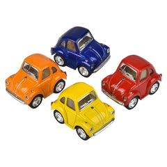 2" Diecast Pull Back VW Mini Beetle LLB Car Toys