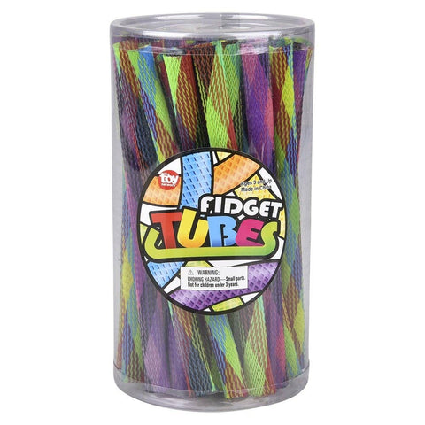 RAINBOW FIDGET TUBES 7" LLB Fidget Toys