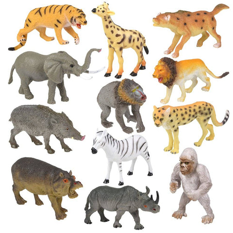 12PC MESH BAG ANIMAL ASSORTMENT LLB kids toys