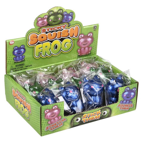 2.25" Squish Sticky Frog LLB Squishy Toys