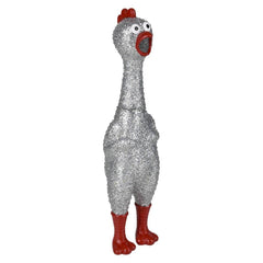 13.25" Sparkle Rubber Chicken - LLB kids toys