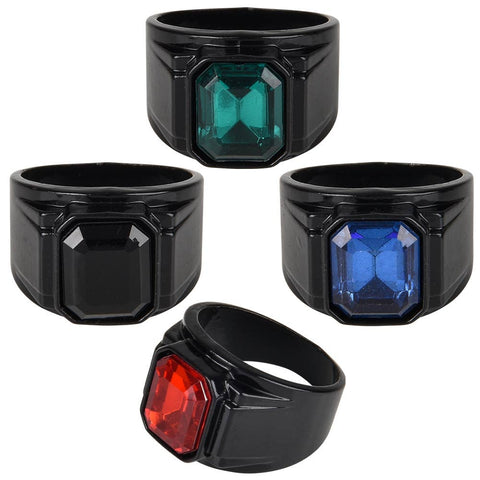 Metal Gemstone Rings - LLB Toys