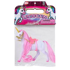 4.5" FLOCKED UNICORN LLB kids toys