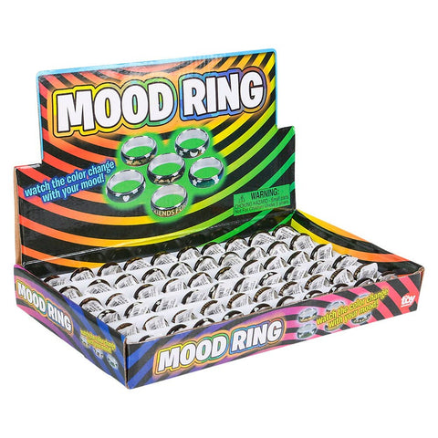 PATTERNED MOOD RINGS 60PCS/BOX LLB kids toys
