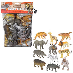 12PC MESH BAG ANIMAL ASSORTMENT LLB kids toys