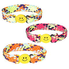 SMILE FACE BRAIDED BRACELET - LLB Toys