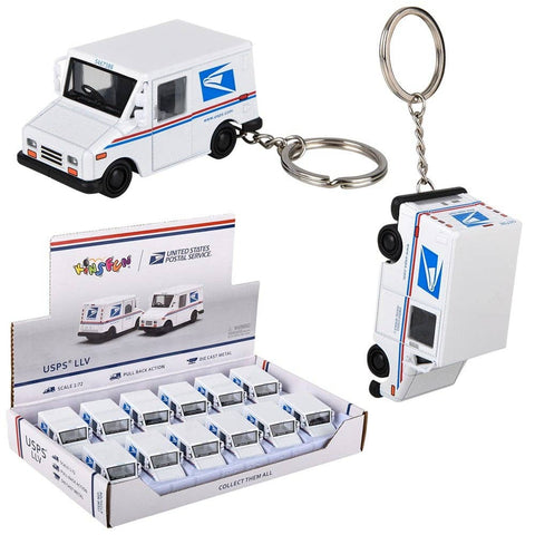 2.5" Postal Carrier Truck Keychain - LLB Toys