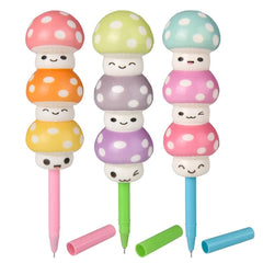7" Squish Mushroom Pens - LLB Toys