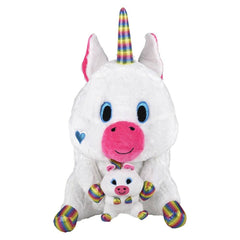 23" BELLY BUDDY UNICORN AND BABY  LLB Plush Toys