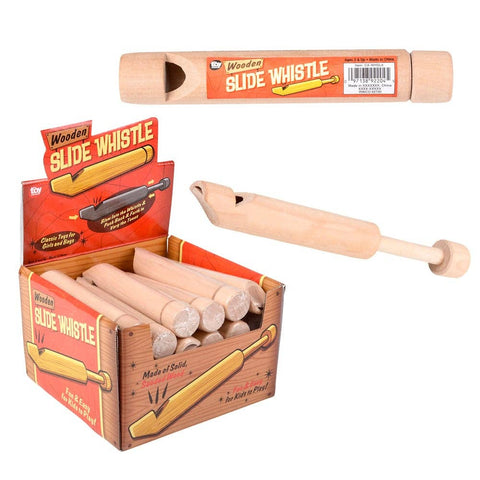 6.5" WOODEN SLIDE WHISTLE LLB Wood Toy - Kids