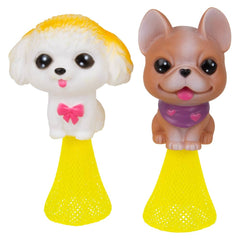 4.5" Pop-Coil Dog Assortment 12ct - LLB Toys