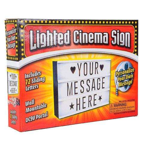 LED Lighted Cinema Box 12" LLB kids toys
