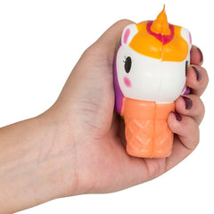SQUISH UNICORN ICE CREAM 4" LLB Squishy Toys