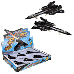 8" DIE-CAST  SR-71 BLACKBIRD - LLB Toys