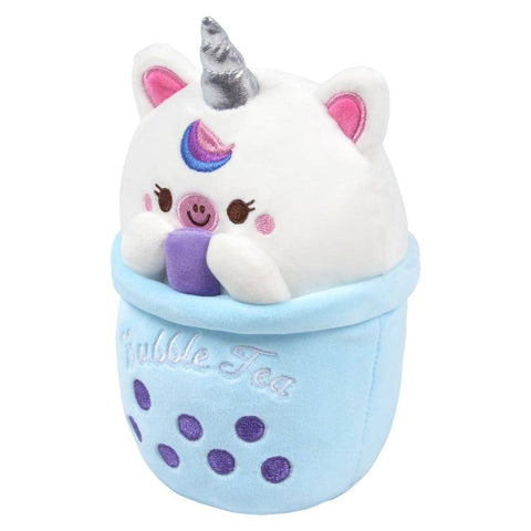 9″ Bubble Tea Animal Cup LLB Plush Toys