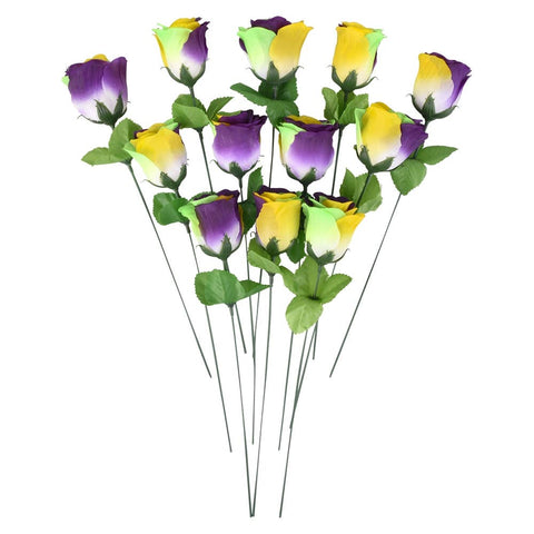 11" Mardi Gras Faux Rose - LLB Toys