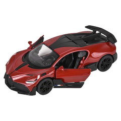 5" Diecast Pull Back Bugatti Divo LLB kids toys