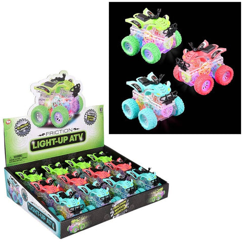 3.75" FRICTION GEAR LIGHT-UP ATV LLB Light-up Toys