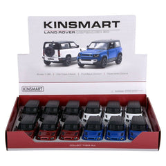 5" Diecast Pull Back Land Rover Defender 90 LLB kids toys