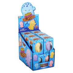 3" Squish And Stretch Jelly Fish LLB Squishy Toys