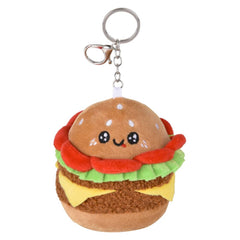 4" Plush Cheeseburger Clip On - LLB Toys
