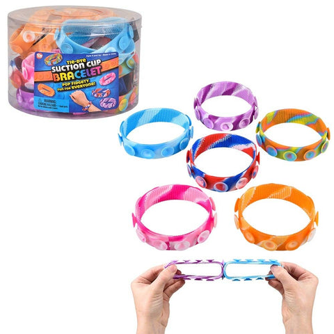 8.5" TIE DYE SUCTION BAND LLB Wristband