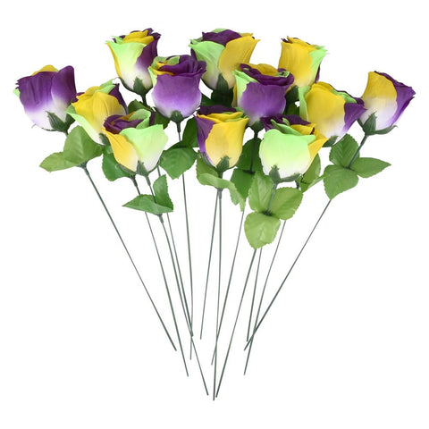 11" Mardi Gras Faux Rose - LLB Toys