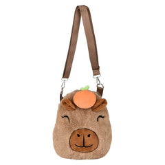 Capybara Plush Crossbody Bag 10"x11.5" - LLB Toys