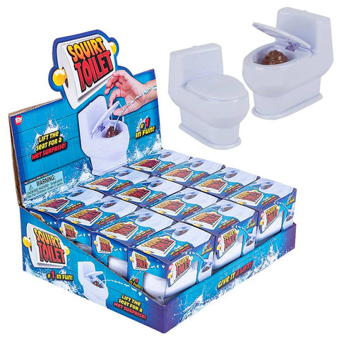 4" SQUIRT TOILET-BOXED LLB kids toys