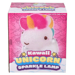 7.5" Kawaii Sitting Unicorn Sparkle Lamp - LLB Toys