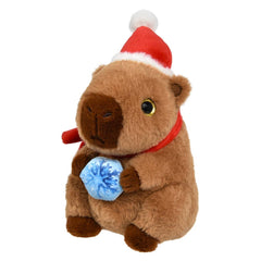 8" Belly Buddy Christmas Capybara - LLB Toys